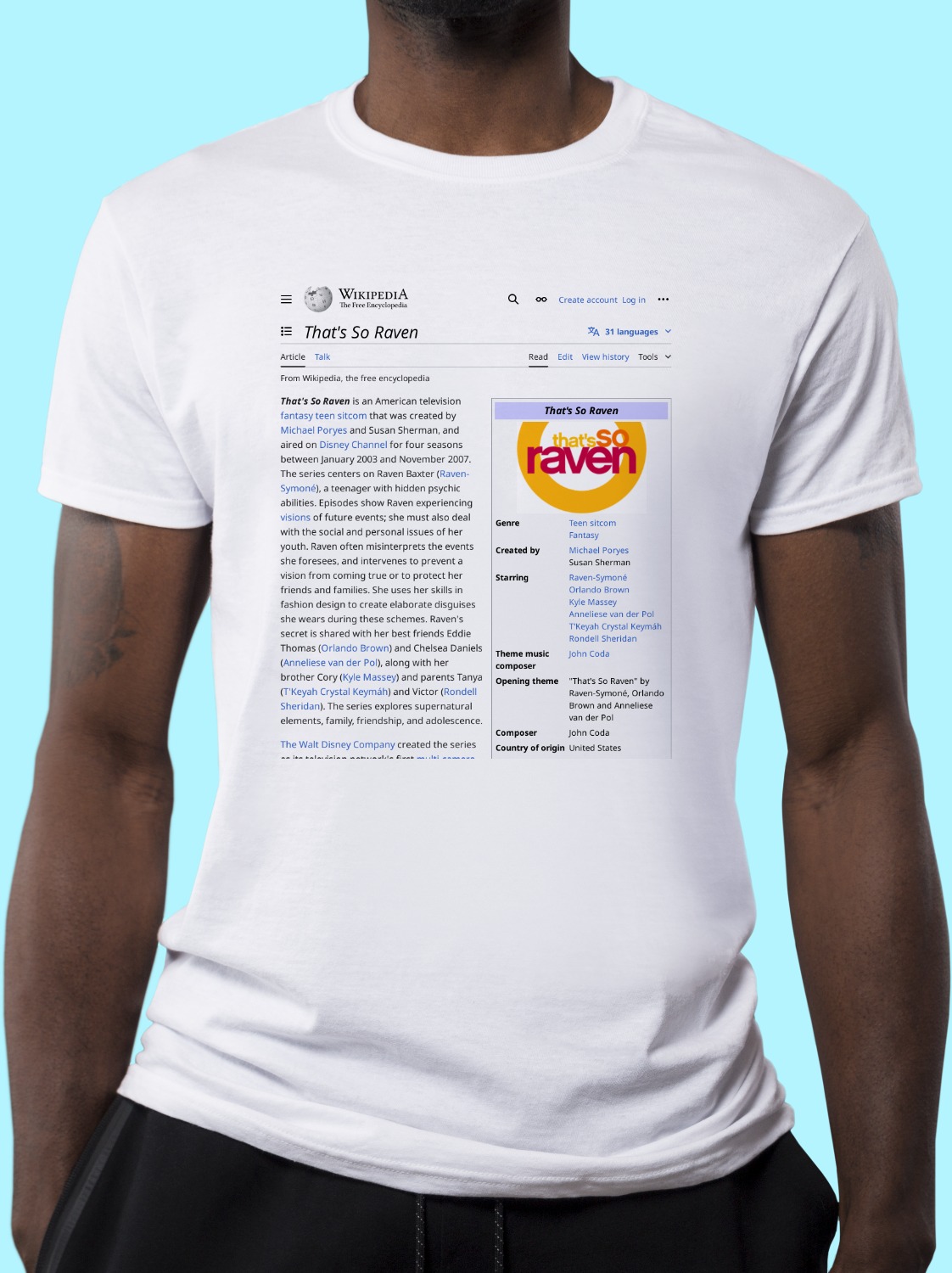 That's_So_Raven Wikipedia Shirt