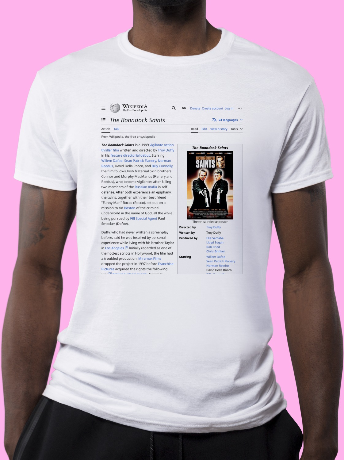 The_Boondock_Saints Wikipedia Shirt