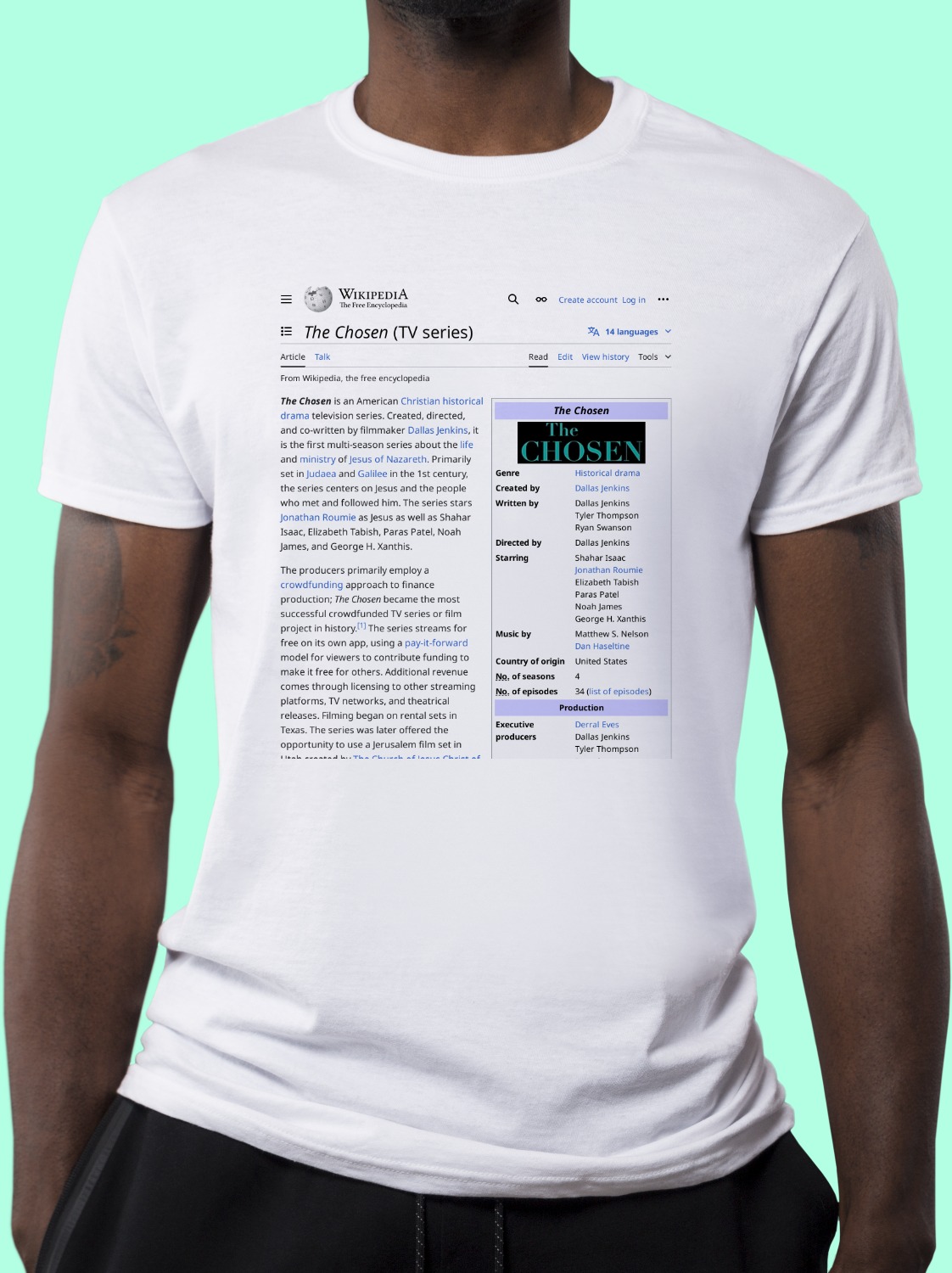 The_Chosen_(TV_series) Wikipedia Shirt