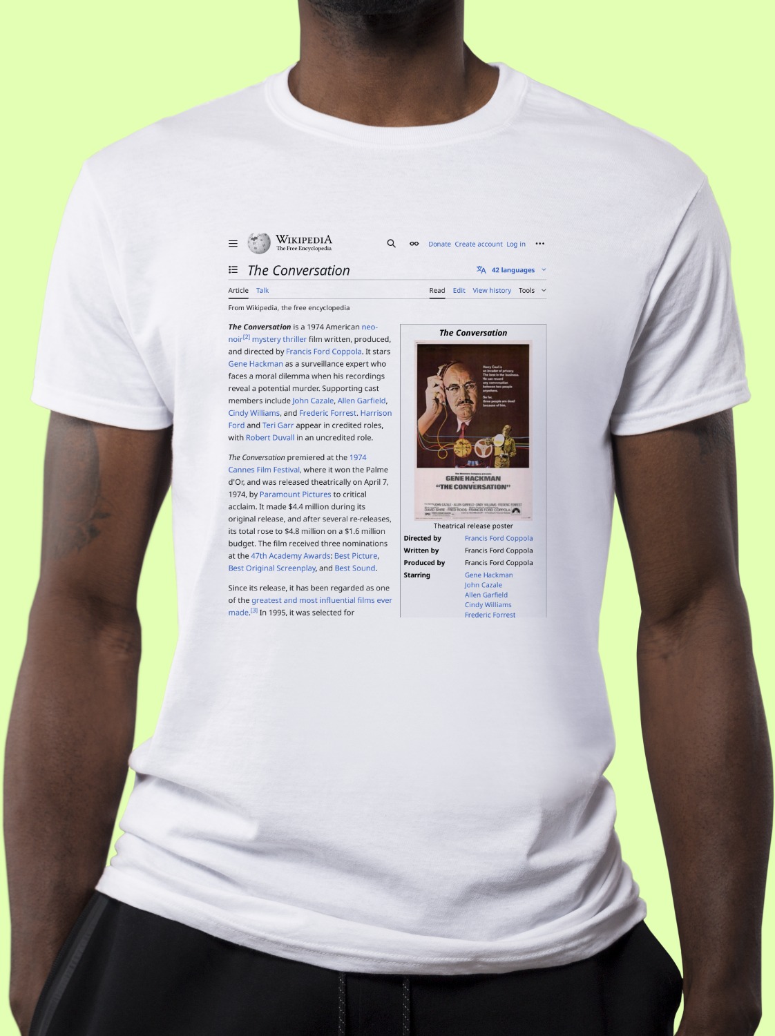 The_Conversation Wikipedia Shirt