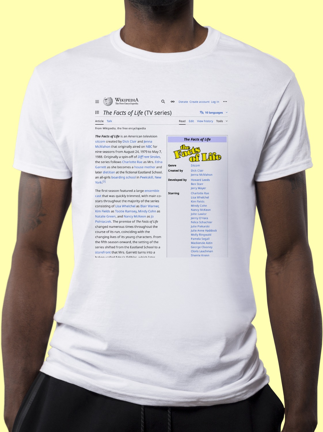 The_Facts_of_Life_(TV_series) Wikipedia Shirt
