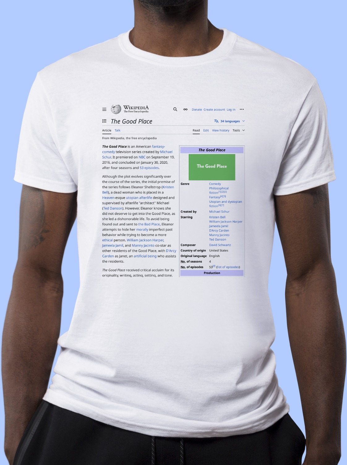 The_Good_Place Wikipedia Shirt