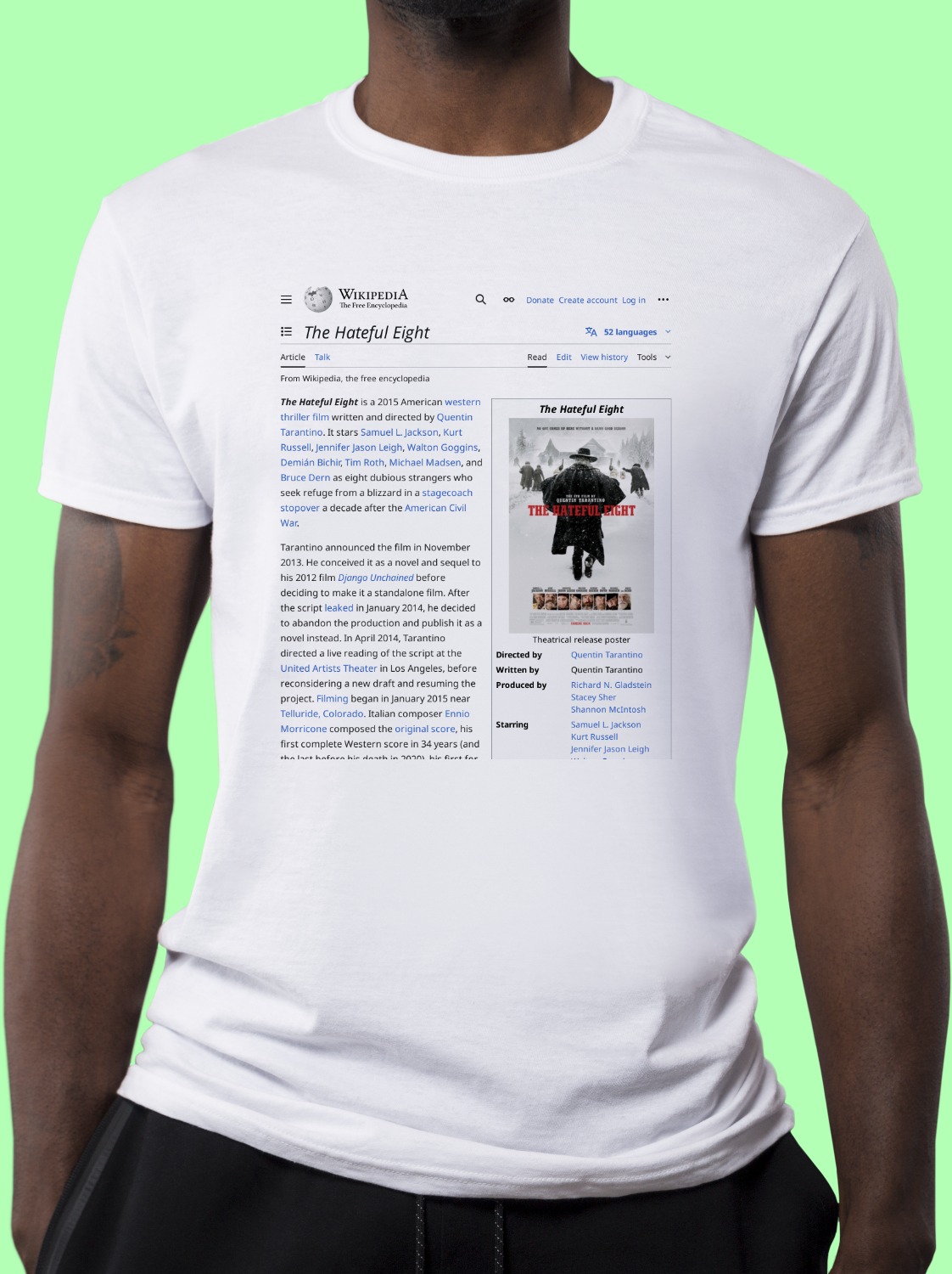 The_Hateful_Eight Wikipedia Shirt