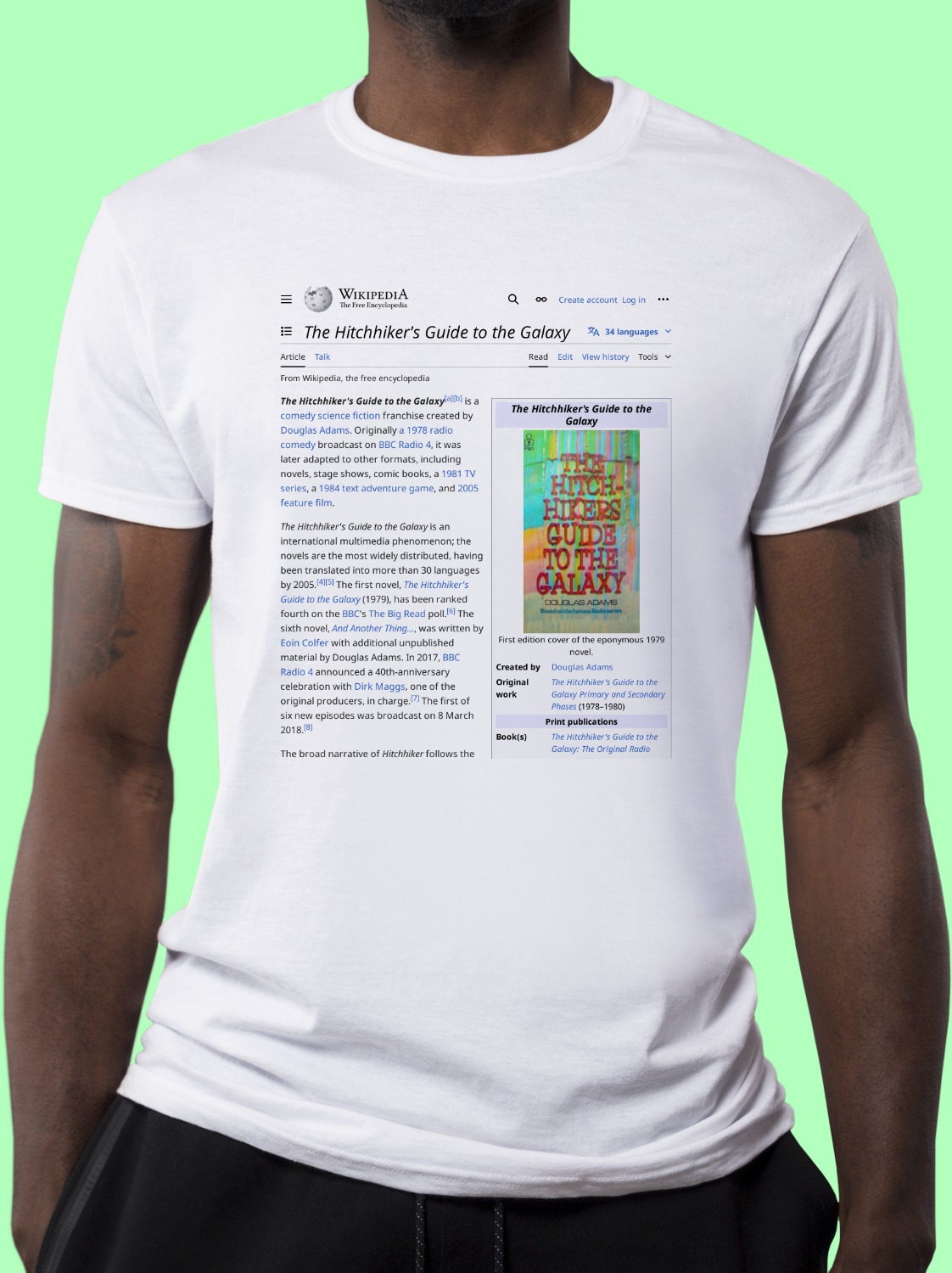 The_Hitchhiker's_Guide_to_the_Galaxy Wikipedia Shirt