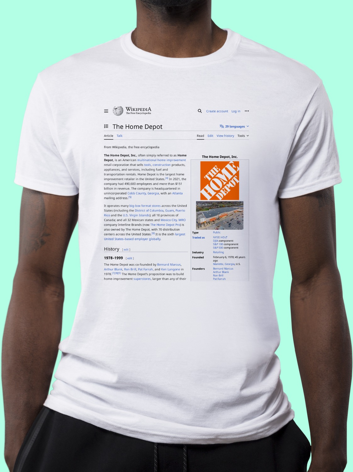 The_Home_Depot Wikipedia Shirt
