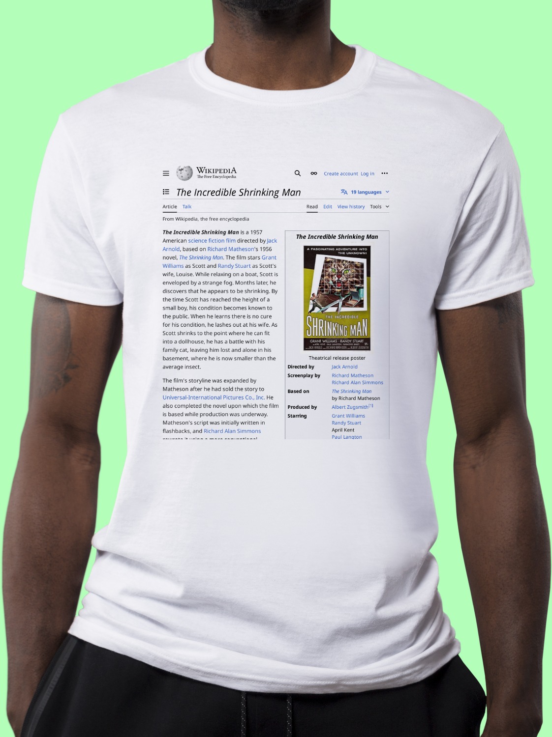 The_Incredible_Shrinking_Man Wikipedia Shirt