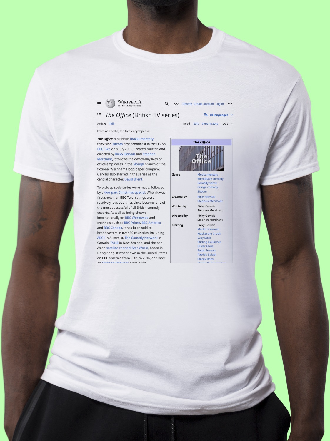 The_Office_(British_TV_series) Wikipedia Shirt