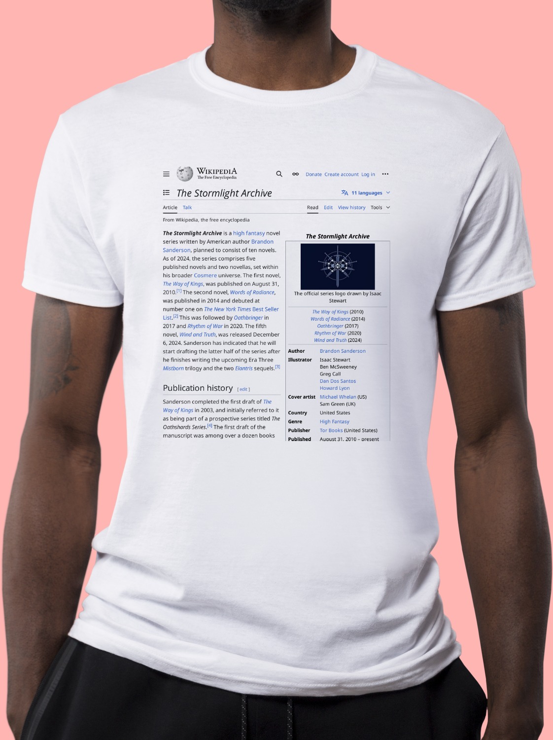 The_Stormlight_Archive Wikipedia Shirt