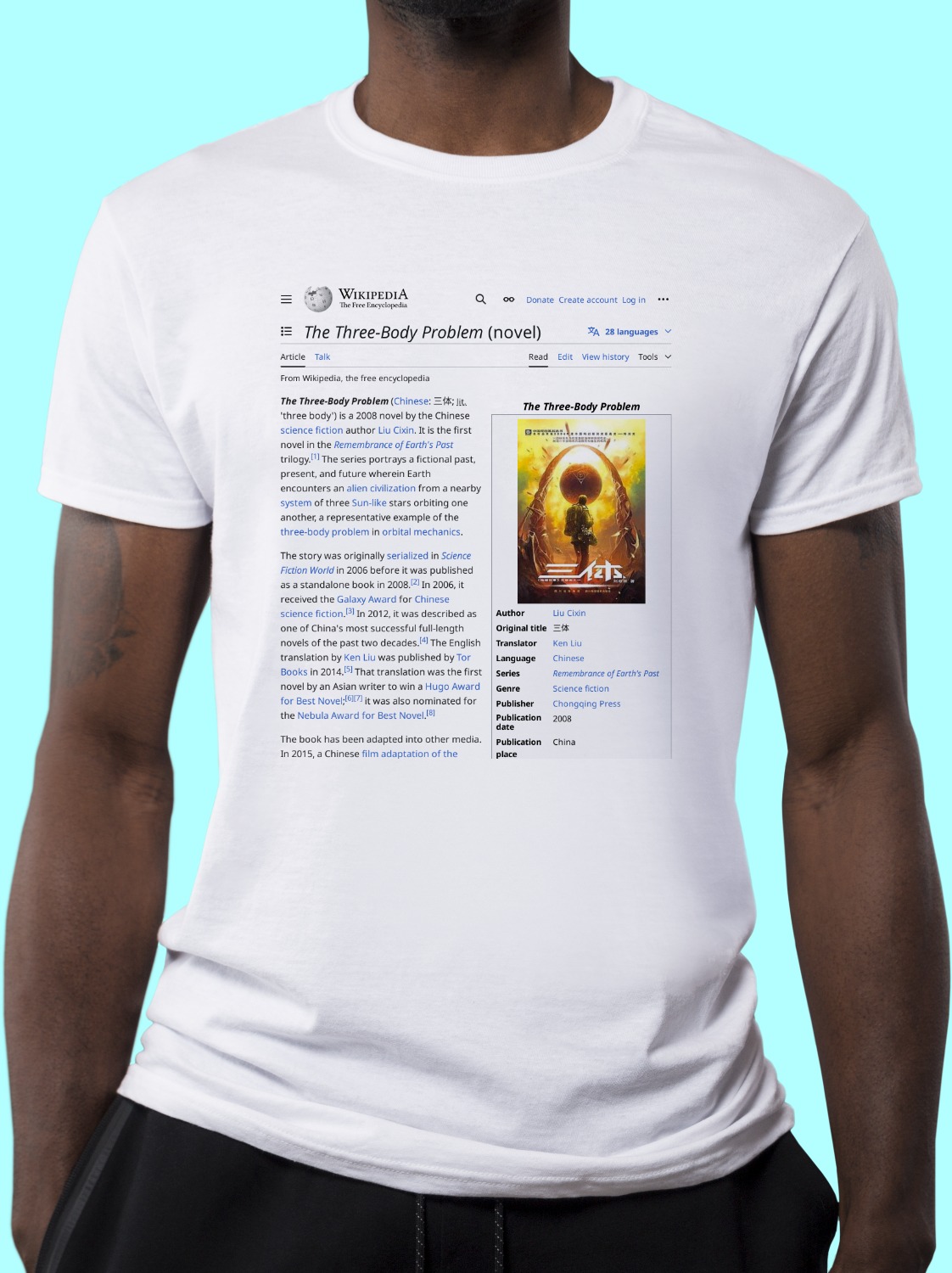 The_Three-Body_Problem_(novel) Wikipedia Shirt