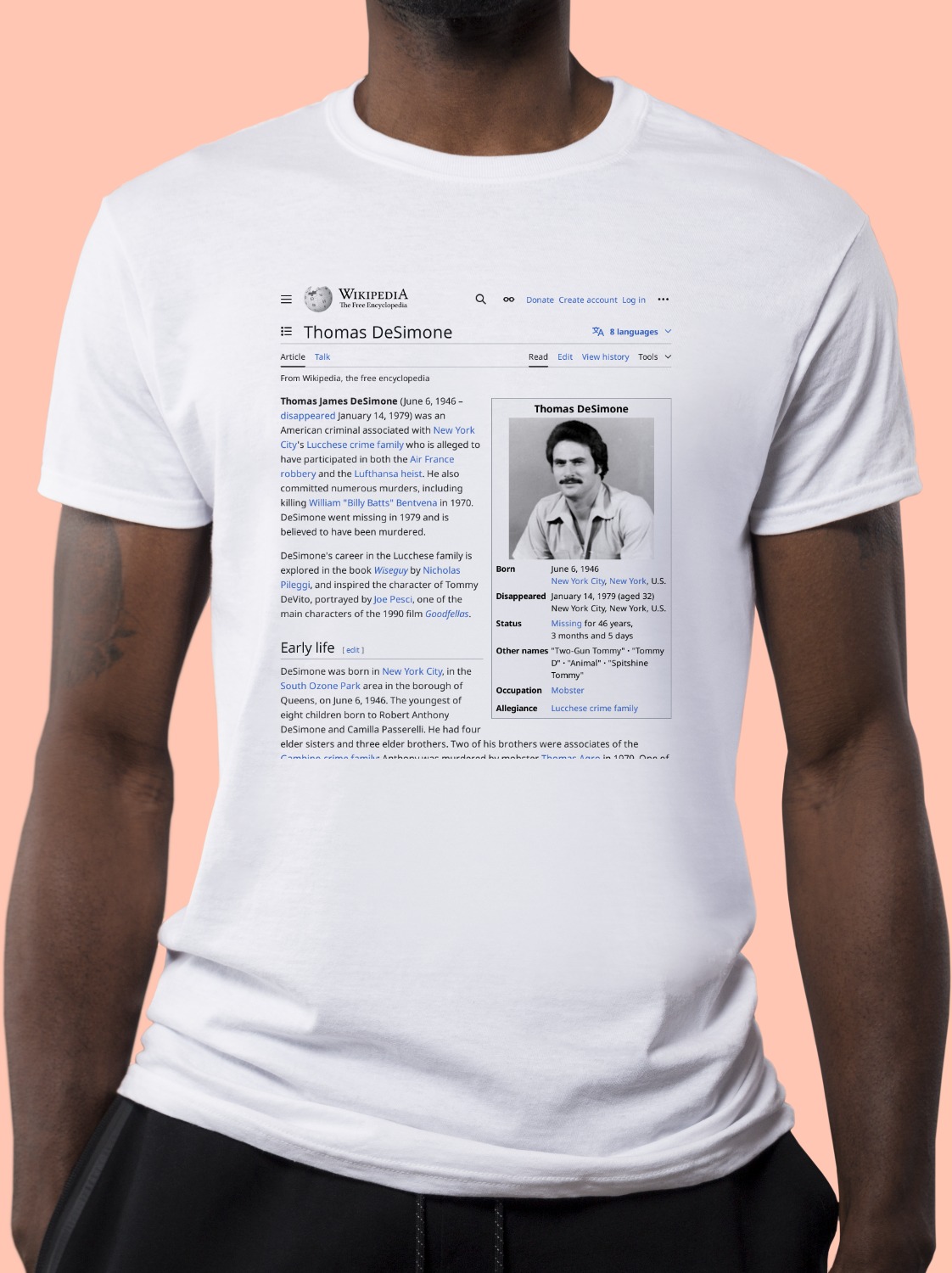 Thomas_DeSimone Wikipedia Shirt