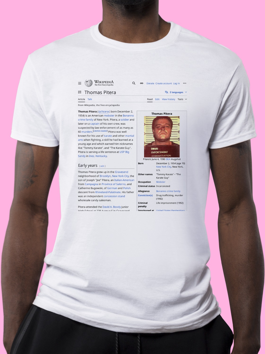Thomas_Pitera Wikipedia Shirt