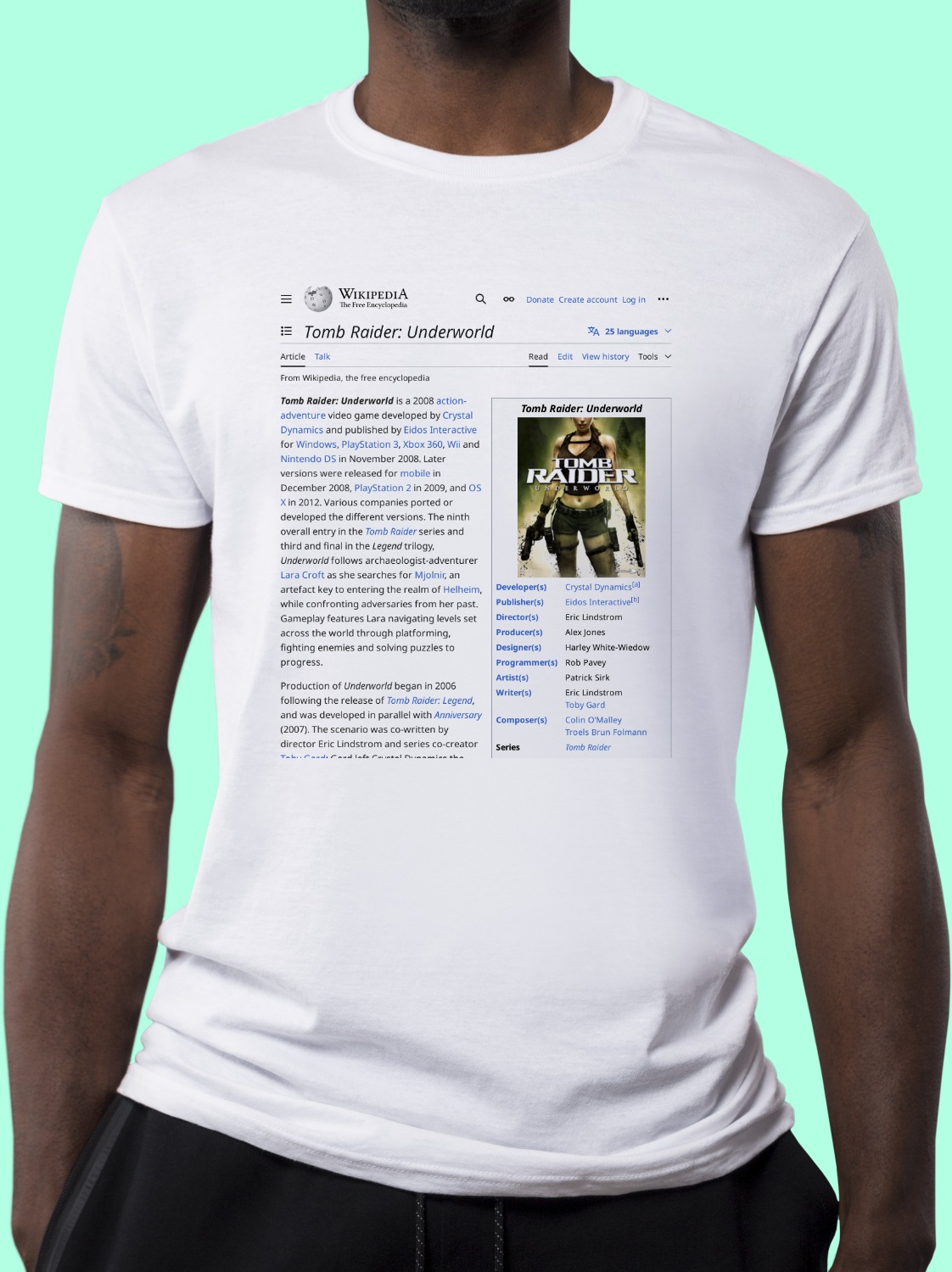 Tomb_Raider:_Underworld Wikipedia Shirt