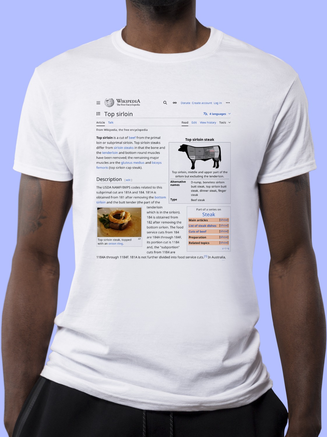 Top_sirloin Wikipedia Shirt