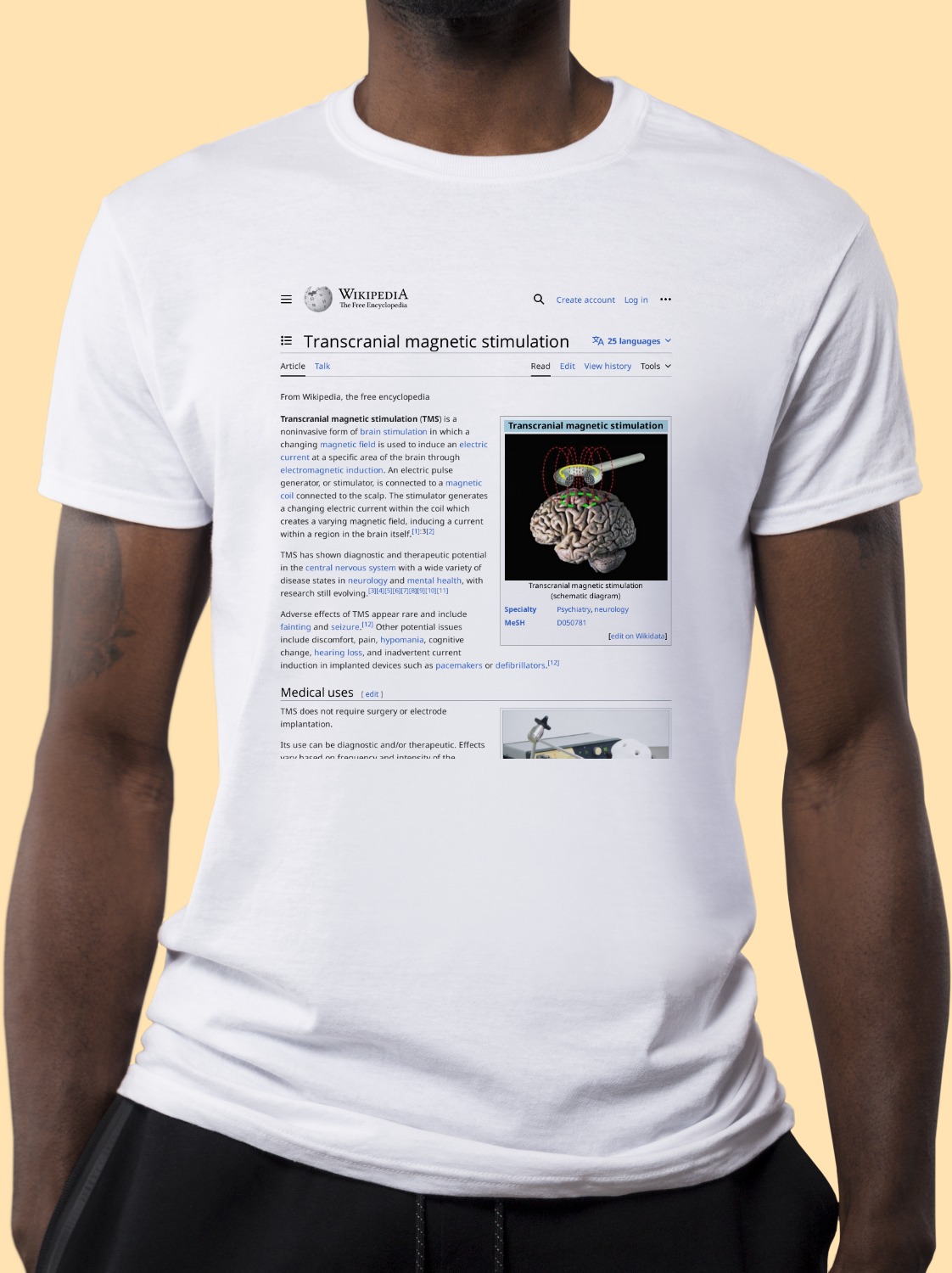 Transcranial_magnetic_stimulation Wikipedia Shirt