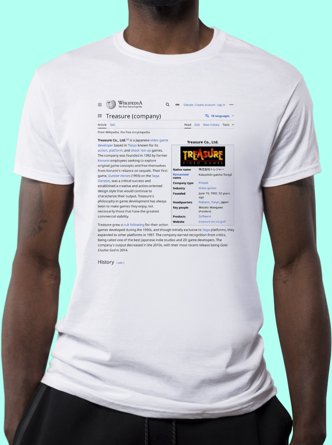 Treasure_(company) Wikipedia Shirt