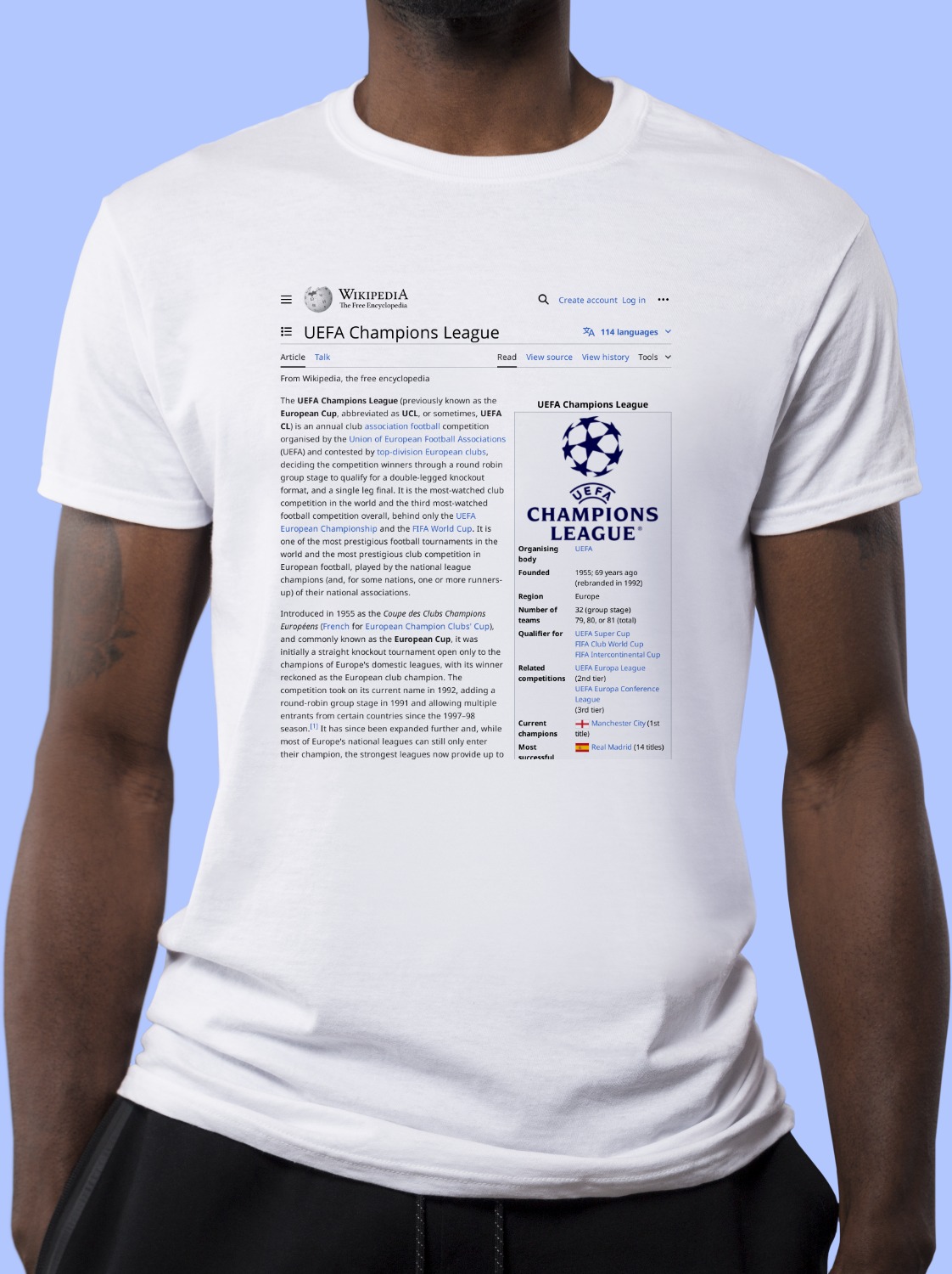 UEFA_Champions_League Wikipedia Shirt