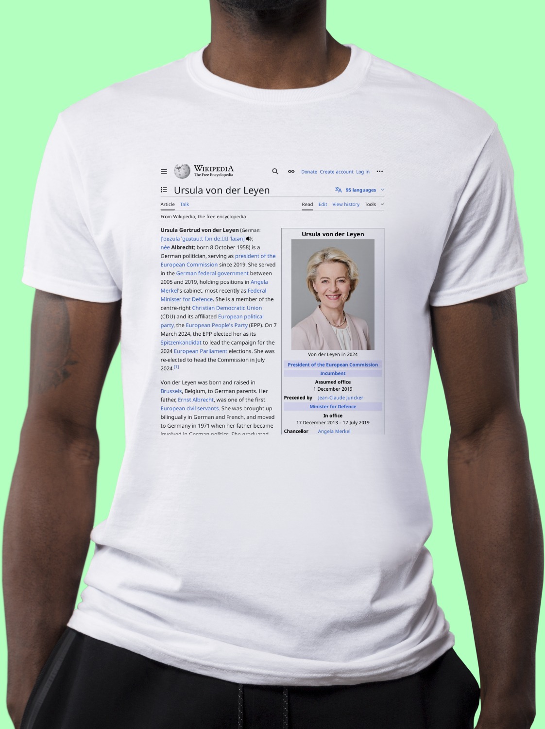 Ursula_von_der_Leyen Wikipedia Shirt