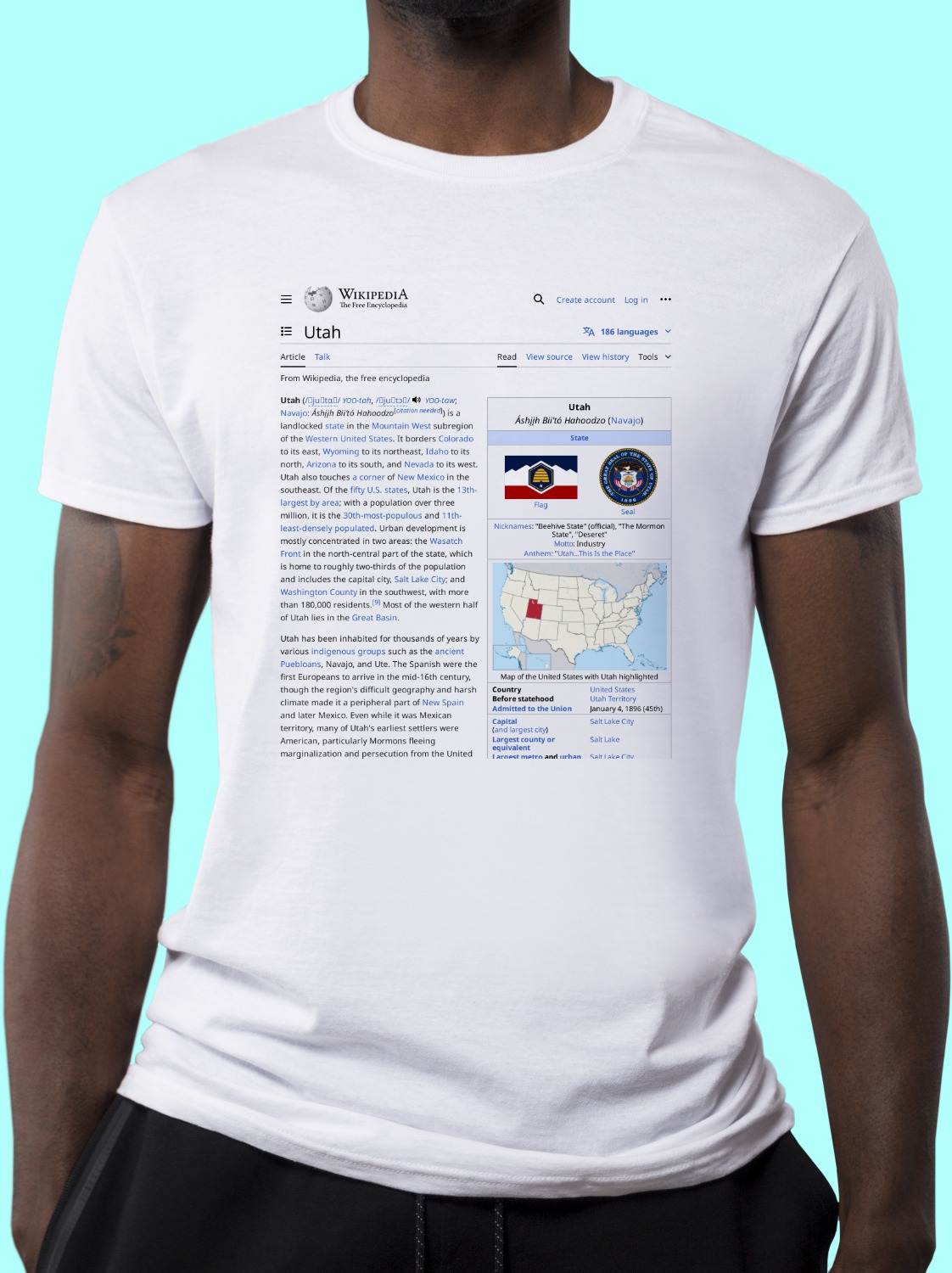 Utah Wikipedia Shirt