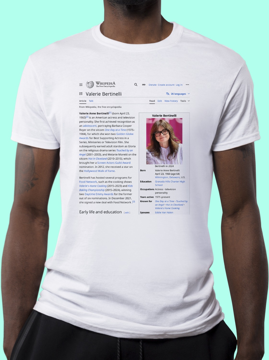 Valerie_Bertinelli Wikipedia Shirt
