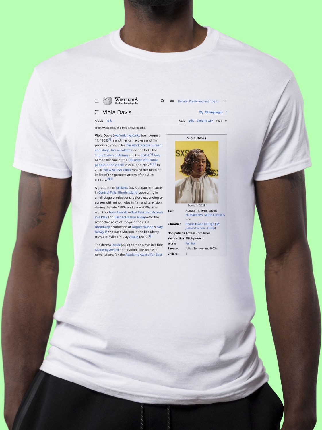 Viola_Davis Wikipedia Shirt