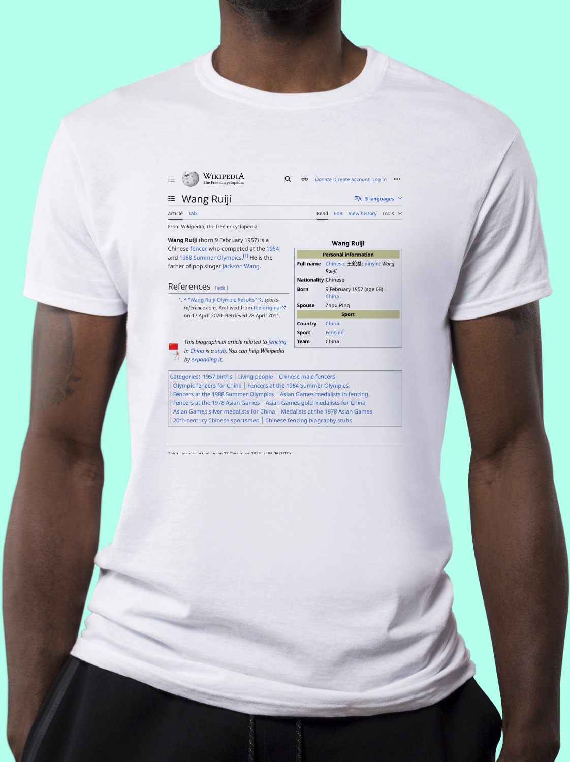 Wang_Ruiji Wikipedia Shirt