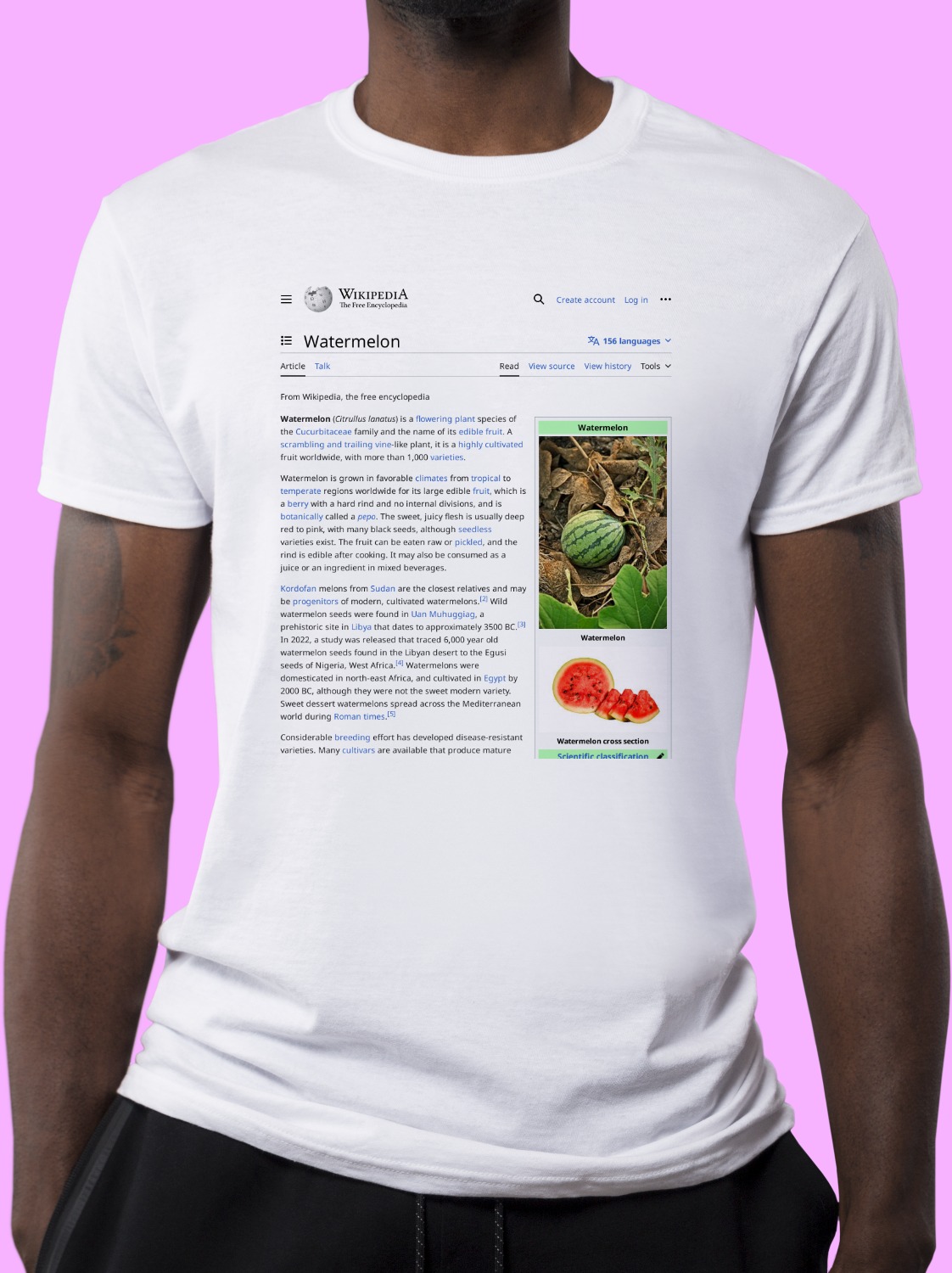 Watermelon Wikipedia Shirt