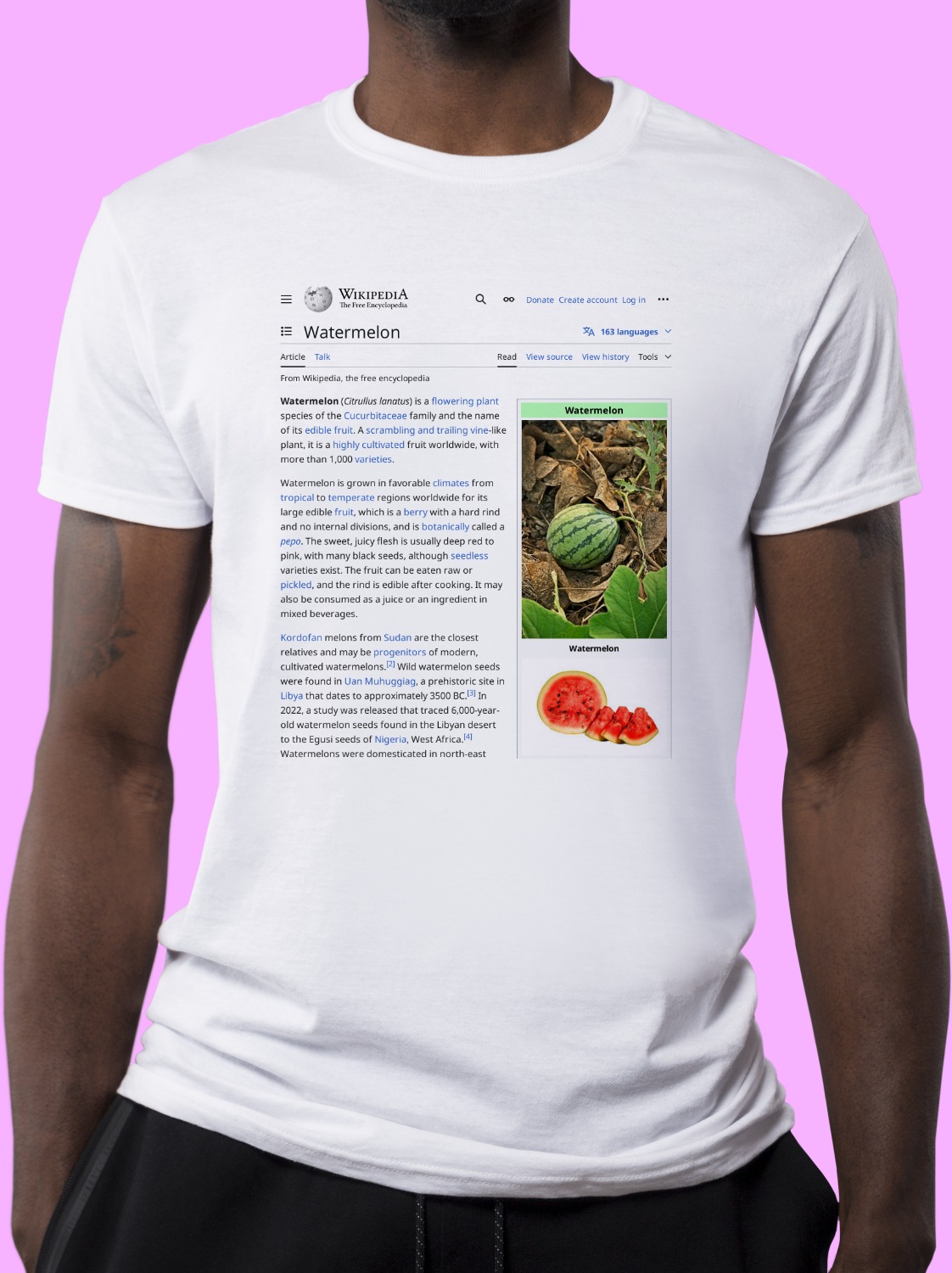 Watermelon Wikipedia Shirt