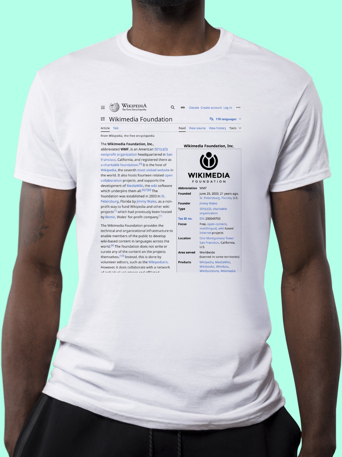 Wikimedia_Foundation Wikipedia Shirt