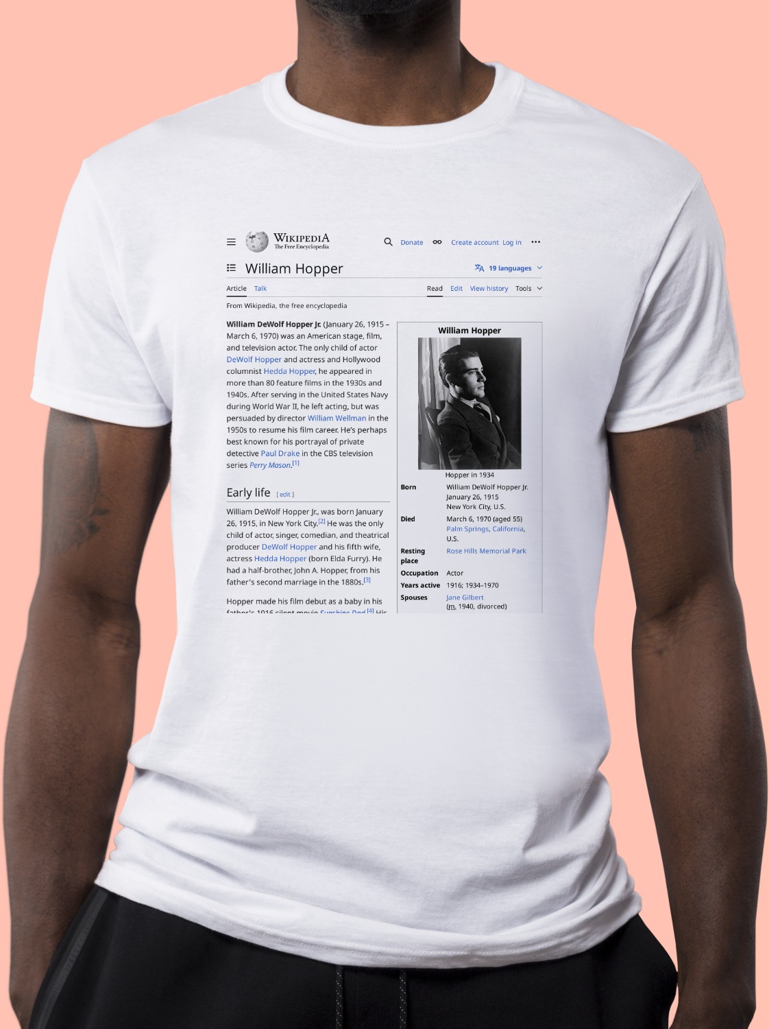 William_Hopper Wikipedia Shirt